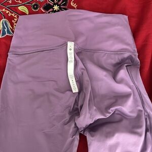 Lululemon, light purple yoga pants, size 8